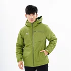 【遊遍天下】男款防水防風保暖無車縫羽絨機能外套(GJ22003) L 墨綠