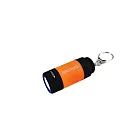 【GREENON】USB充電手電筒 (GU01) 生活防水 強光LED手電筒 附鑰匙圈 閃酷橘