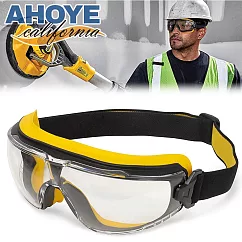 【Ahoye】全防護安全護目鏡 (防霧、防衝擊、防噴濺) 工作防護眼鏡