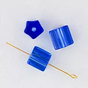 【MIYUKI FACTORY】希臘神話風 捷克玻璃珠(袋裝) 8x8mm ‧ 藍寶石