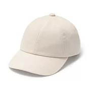 【MUJI 無印良品】吉貝木棉混棒球帽55-59cm 原色