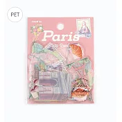 【BGM】散裝PET貼紙包30入 ‧ City Walk-巴黎