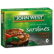 澳洲【JOHN WEST】番茄沙丁魚(110g)