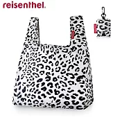 【reisenthel】-德國進口輕量摺疊收納 Mini迷你環保購物袋 動物紋新系列 豹紋 白