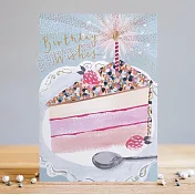 【LOUISE TILER】Birthday Wishes Cake 生日卡#AA051