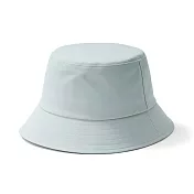 【MUJI 無印良品】撥水加工附防水膠條平頂有簷帽 淺藍