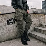 【AMIEE】韓系軍裝風多口袋工裝褲(男裝/KDPY-K50) XL 軍綠