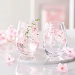 【Toyo Sasaki】日本緣起櫻花 玻璃杯360ml 2入禮盒