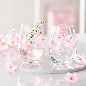 【Toyo Sasaki】日本緣起櫻花 玻璃杯360ml 2入禮盒