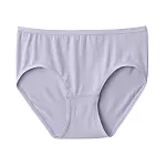 【MUJI 無印良品】女柔滑中腰內褲 XL 紫色