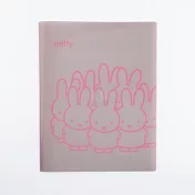 【Green Flash】Miffy米飛兔系列 6層資料夾A4 ‧ 灰色