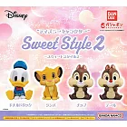 【日本正版授權】全套4款 迪士尼 角色公仔 Sweet Style P2 扭蛋/轉蛋 唐老鴨/辛巴/奇奇蒂蒂 106735