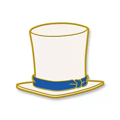 名偵探柯南─造型徽章─基德帽 白色
