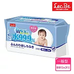 日本LEC 純水99.9%濕紙巾80抽x3包入