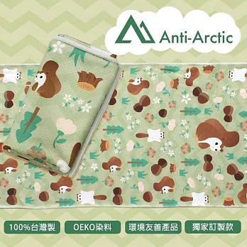 【Anti Arctic】抗UV玉石涼感巾 涼感 快乾 台灣製- 白面鼯鼠