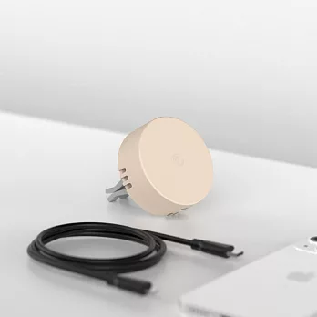 Allite CF1 多功能 MagSafe磁吸充電手機架  燕麥奶茶棕