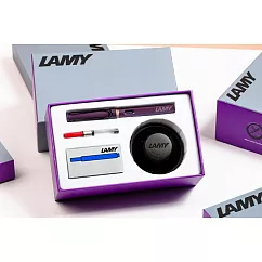LAMY 鋼筆 / SAFARI狩獵者系列 限量色20周年紀念款(鋼筆墨水禮盒) ─ 筆尖─M 黑莓紫羅蘭