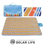 Solar Life 索樂生活 加大防水防潮野餐墊.折疊野餐墊 輕便沙灘墊 休閒墊 海灘墊 防水墊 歡樂鳥