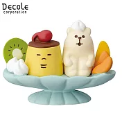 【DECOLE】concombre 純喫茶  擠在一起熊熊 布丁水果拼盤