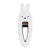 【日本正版授權】米飛兔 造型髮夾 髮夾/瀏海髮夾/瀏海夾 Miffy/米菲兔 - 白色款