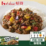 【日本House 好侍】爪哇咖哩185g/盒(調理塊/咖哩塊) 中辣