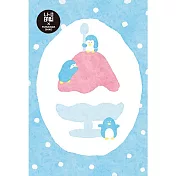 【Wa-Life】夏限定｜復古印刷明信片 ‧ 企鵝剉冰