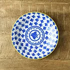 【Yamani】美濃燒｜和紋 陶瓷淺盤16cm ‧ 青千鳥