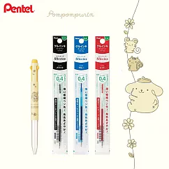 (1筆3芯)PENTEL 限量 i+三麗鷗 三色筆 布丁狗