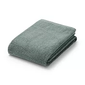 【MUJI 無印良品】棉圈絨雙線織小浴巾/可吊掛/綠色60*120cm