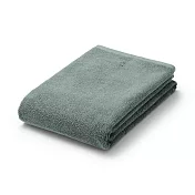 【MUJI 無印良品】棉圈絨雙線織浴巾/可吊掛/綠色70*140cm