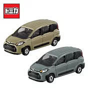 【日本正版授權】兩款一組 TOMICA NO.16 豐田 SIENTA Toyota 玩具車/初回特別式樣 多美小汽車