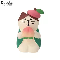 【DECOLE】 concombre 小小的桃子樹下  吃整個桃子貓貓