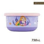 【HOUSUXI 舒熙】迪士尼 長髮公主系列-不鏽鋼雙層隔熱碗730ml