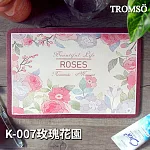 TROMSO科技絨20x30吸水杯盤墊 K-007玫瑰花園