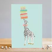 【LOUISE TILER】Giraffe Cake 生日卡#FA004