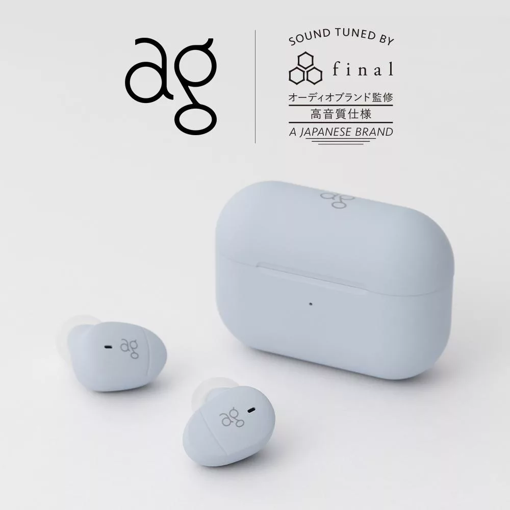日本ag COTSUBU MK2 真無線藍牙耳機 天空藍