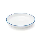【MUJI 無印良品】日常食器/濃縮咖啡杯用盤 /藍色鑲邊