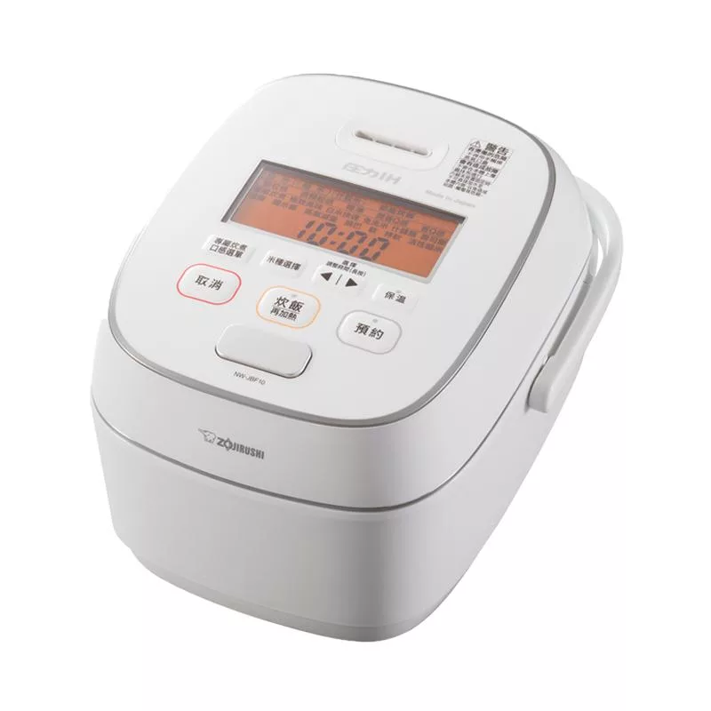 象印 ZOJIRUSHI NW-JBF10 IH 壓力電子鍋,專為 6 人份家庭設計,結合 IH 加熱與壓力烹煮技術,快速煮出粒粒分明米飯,操作簡單智慧。享有原廠保固,品質可靠,適合日常烹飪使用。 ZOJIRUSHI象印 NW-JBF10
