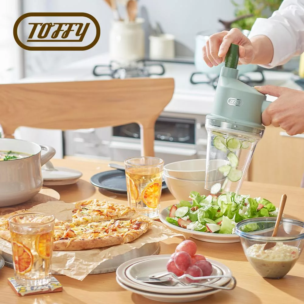 日本Toffy Cordless 無線切片調理機 K-CH3 蘋果綠