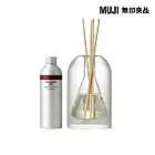 【MUJI 無印良品】空間芬香油/ 三角玻璃組.野玫.200mL