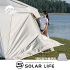 TAI LI 太力 塗銀牛津布門(魔方基地自動充氣客廳帳配件).炊事帳地墊 邊布地布 防水圍布 快搭帳配件 紗門布門