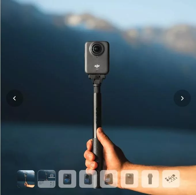 【DJI】OSMO 360暢拍套裝 全景相機/運動相機|1英吋CMOS|三電充電盒、隱形自拍桿