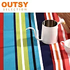 OUTSY台灣製獨家花色綁帶輕量野餐墊 溢彩斑斕