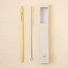 好玻GOODGLAS | 玻玻島-奶油色玻璃吸管/澡鴨