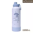 【HOUSUXI舒希】史努比-歐拉夫大容量保冷保溫瓶(附吸管)1200ml-A3