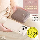 CHENSON 6卡 ㄇ字拉鍊短夾(加大尺寸) (W26352-U) 豆沙紫