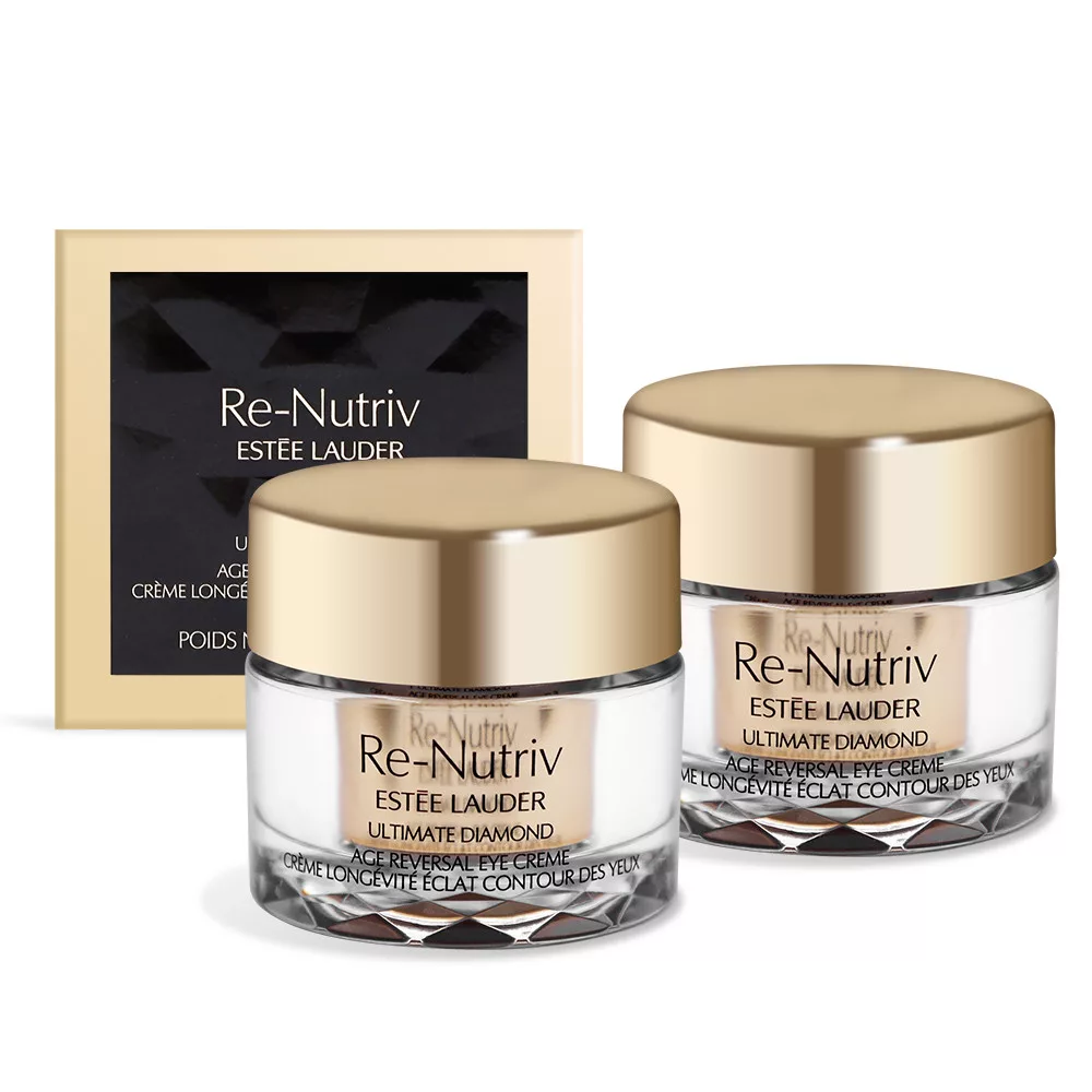 ESTEE LAUDER 雅詩蘭黛 白金級黑鑽松露逆時眼霜(5ml)X2-公司貨