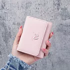 【HandStyle】女短夾 甜美蝴蝶結糖果配色三折女用短夾(32045) _粉色