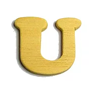 英文字母(木質素材)-U