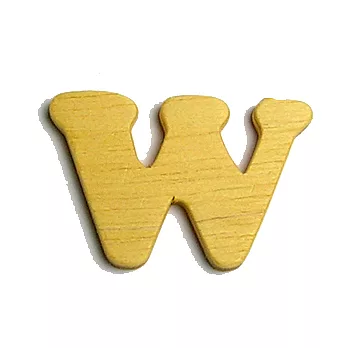 英文字母(木質素材)-W